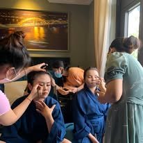 party makeup for resort