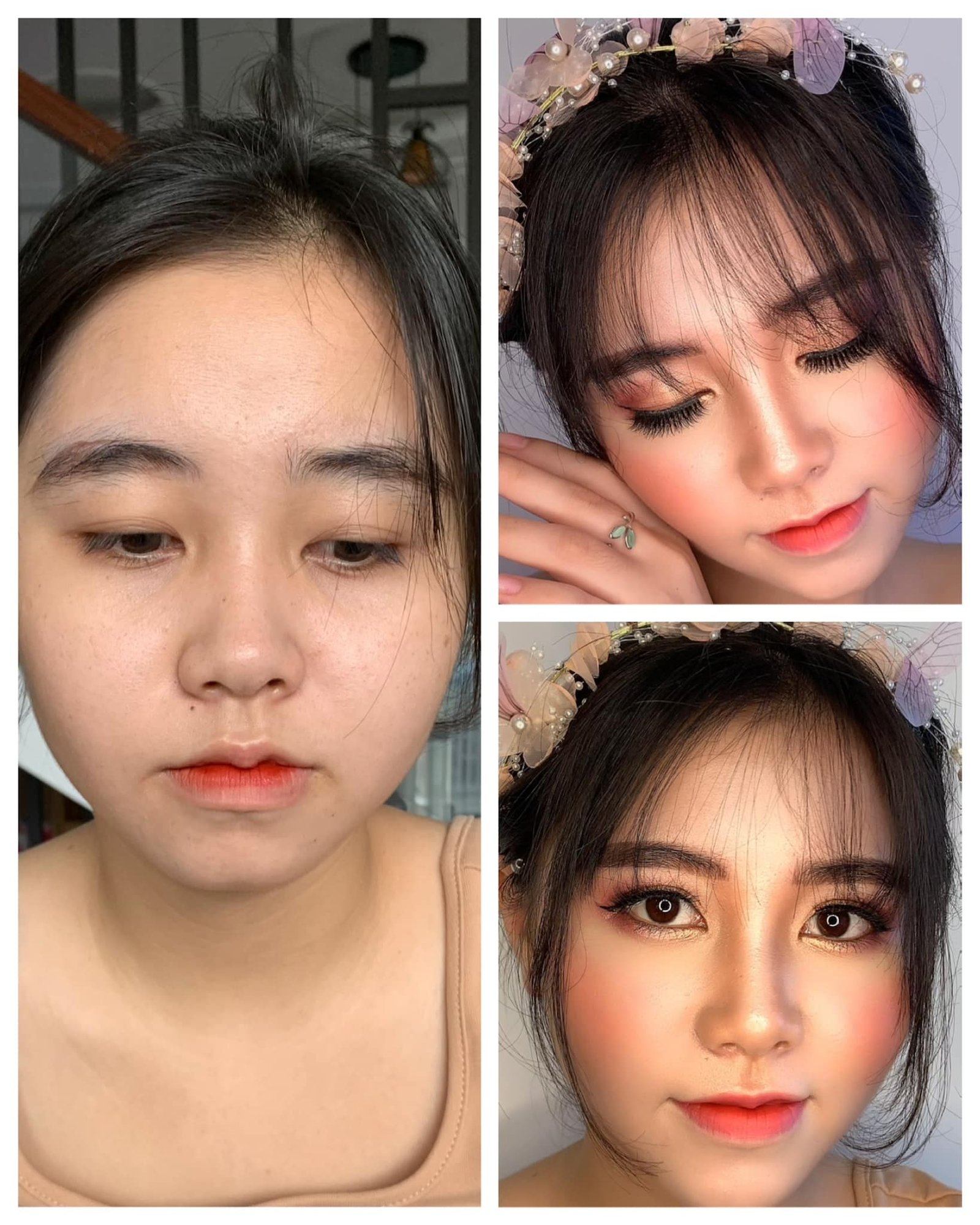 Hair and makeup in Hoi An for a refined resort evening