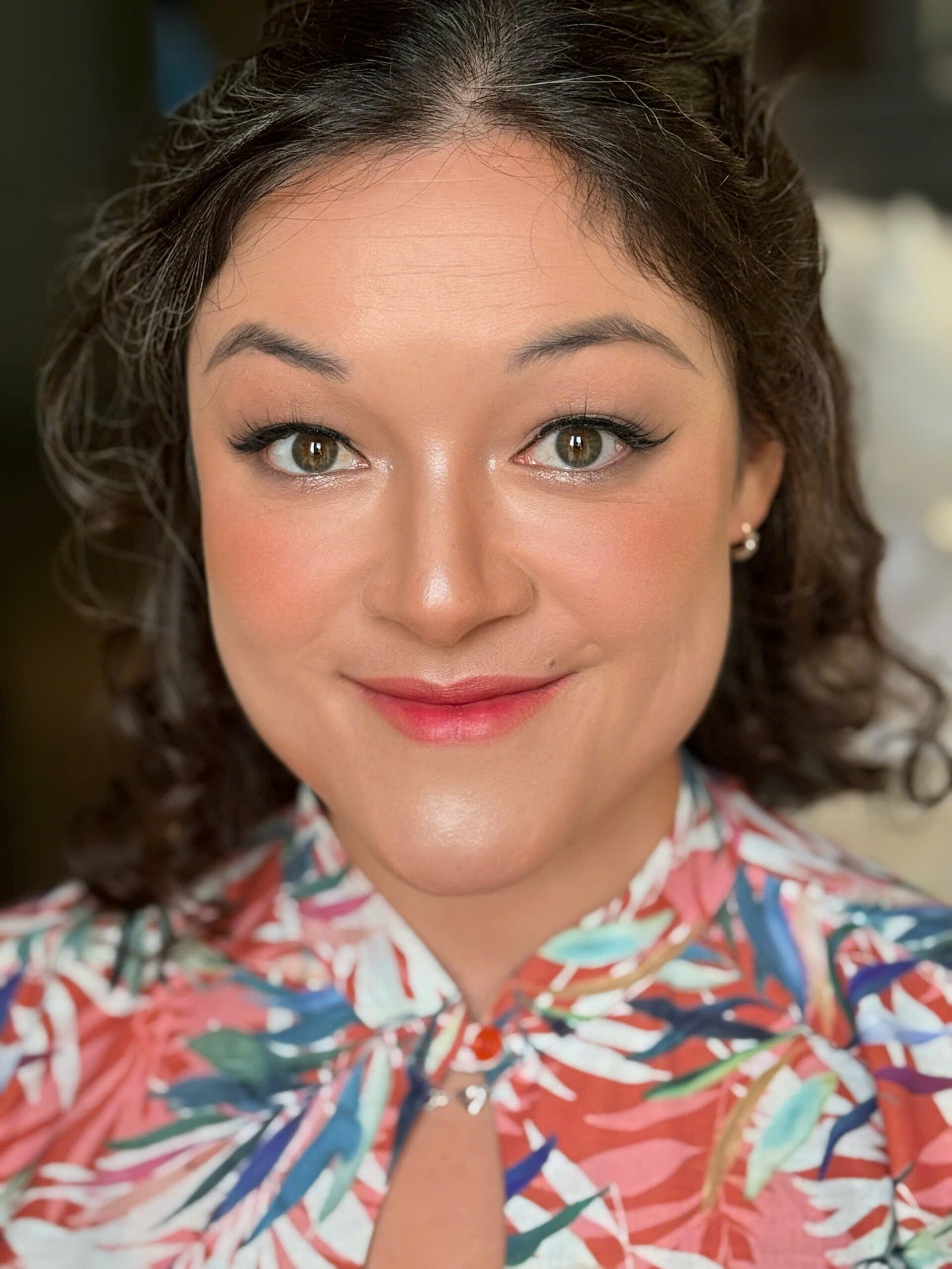 Luxury formal evening makeup and hair preparation for a resort guest in Da Nang