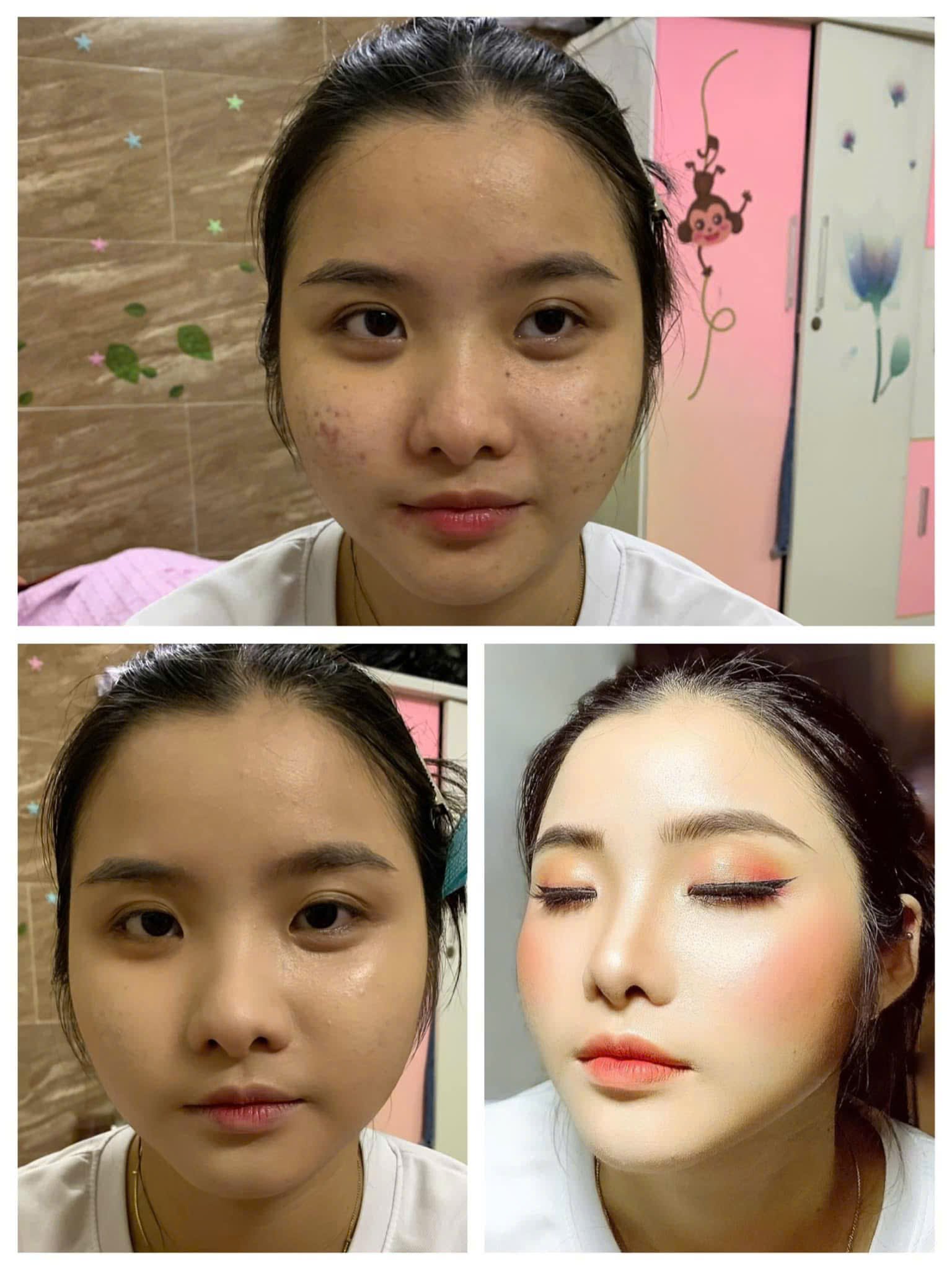 Mobile natural makeup service at villa in Da Nang